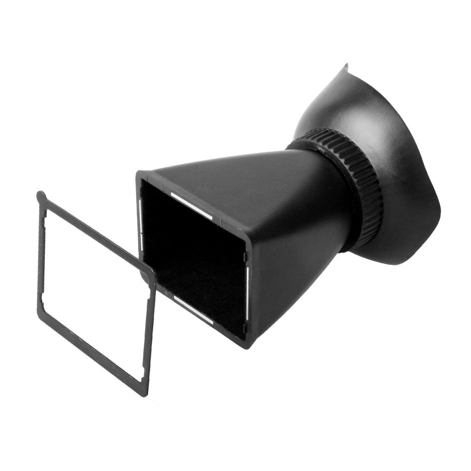 Kamera lcd skjerm søker til kanon eos  m3 m2 eosm 2.8x forstørrelsesglass eyecup solskjerm hette skjermbeskytter med glass  v6