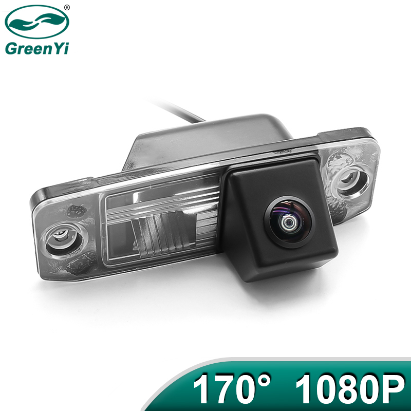 Greenyi 170 ° 1920 x 1080p køretøjs bagkamera til hyundai elantra sonata accent tucson kia sorento sportage carens opirus bil
