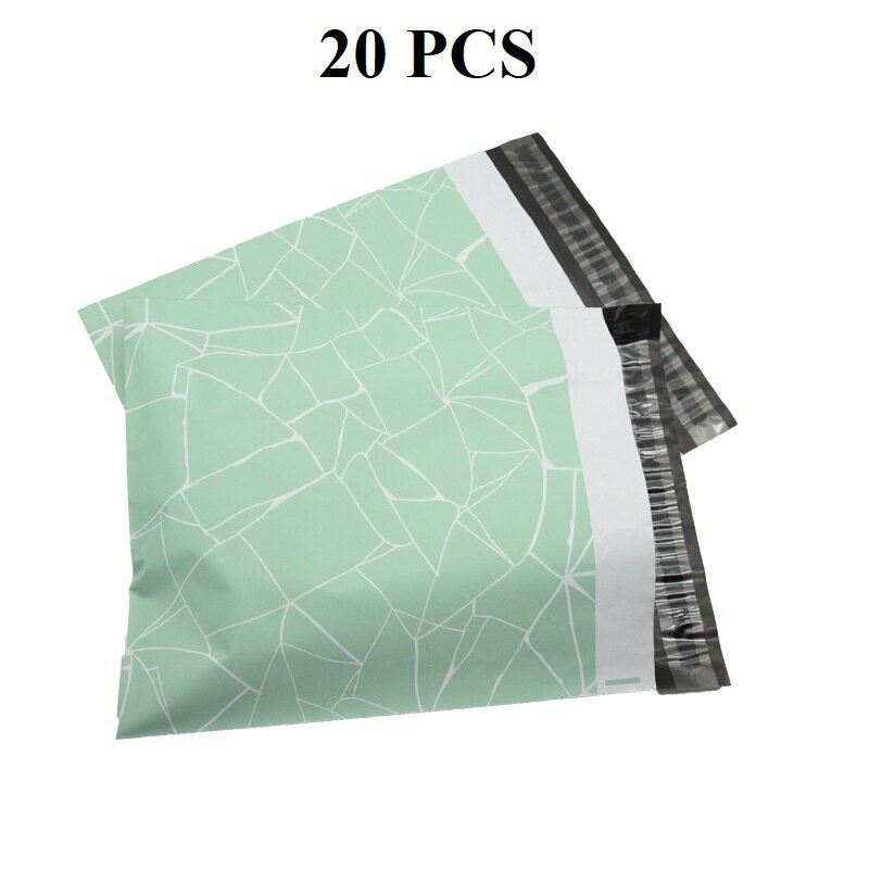 Bags 26 Cm × 33 Cm Enveloppen 10.24 Inch × 12.99 Inch Tassen Self Sealing Mailing Enveloppen kleurrijke Poly Mailer: Porcelain 20 PCS