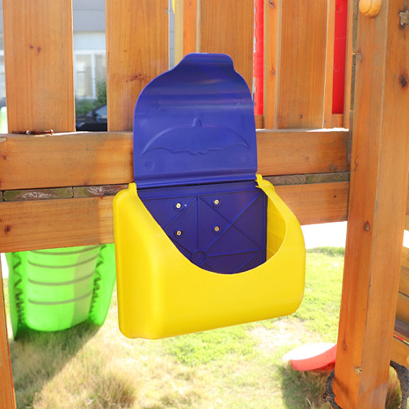 Kids Mail Doos Speelgoed Plastic Mail Box Accessoires Voor Kind Outdoor Playhouse Simulatie Brief Doos Speelhuis Spel Speelgoed