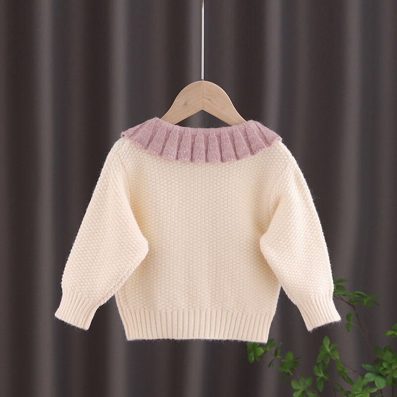 Children Girl baby sweater spring autumn baby Korean coat baby knit jacket kids girls cloth knitted cardigan sweaters