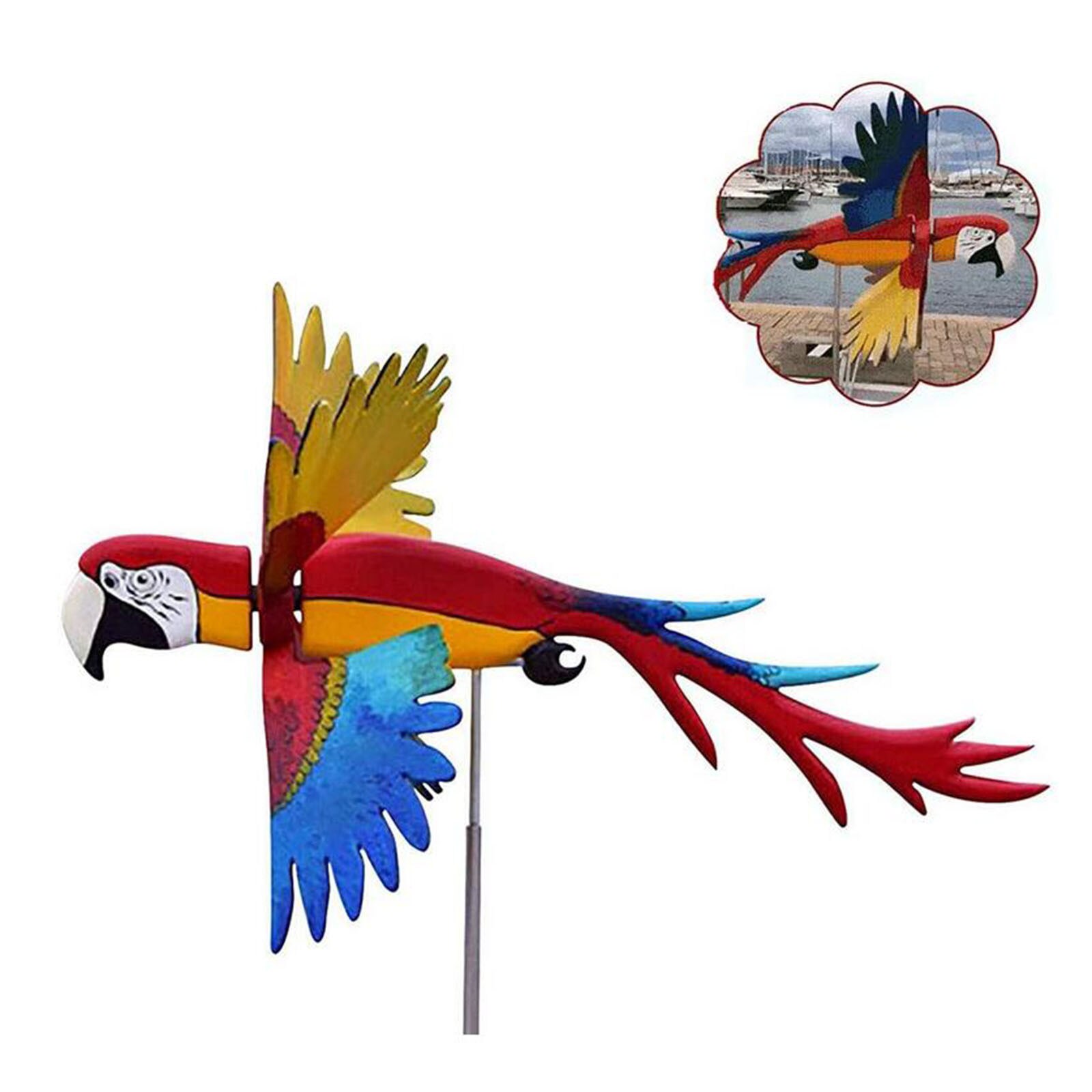 Decoratieve Wind Spinners Tuin Decoratie Pneumatische Top Vliegende Vogel Serie Windmolen Vliegende Vogel Декоративные Вертушки