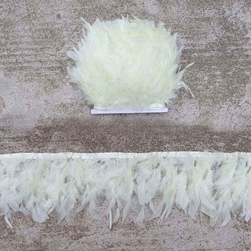 Ruban de plumes doux sans perte, 1m, 20 couleurs, bricolage artisanat jupe robe vêtements chaussures décoration couture bijoux accessoires