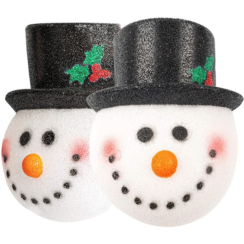 BESTSnowman Christmas Light Covers, Outdoor Decor for Porch Lights