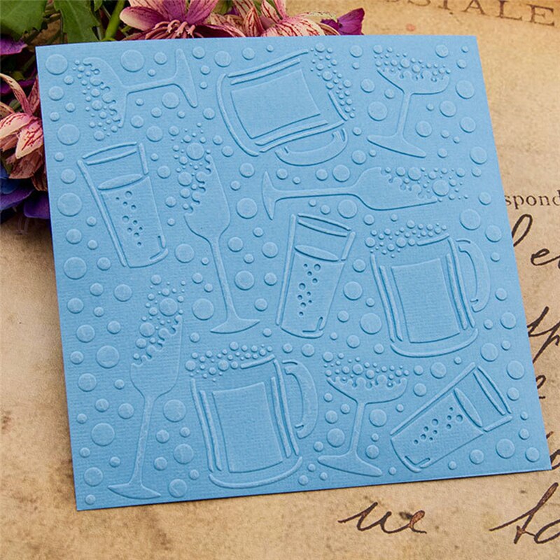 Gaufrage de dossiers 1 pièce | Bricolage, fabrication de cartes, pochoir de carte artisanale, modèle de Scrapbook, timbres en plastique transparents, décor de mariage