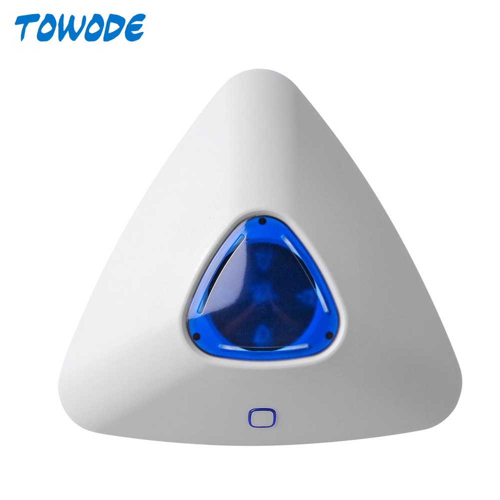 Towode Alarm Wireless Strobe Siren Flashing Siren Light Strobe Siren 433 MHz for G90B Plus WiFi GSM Alarm System