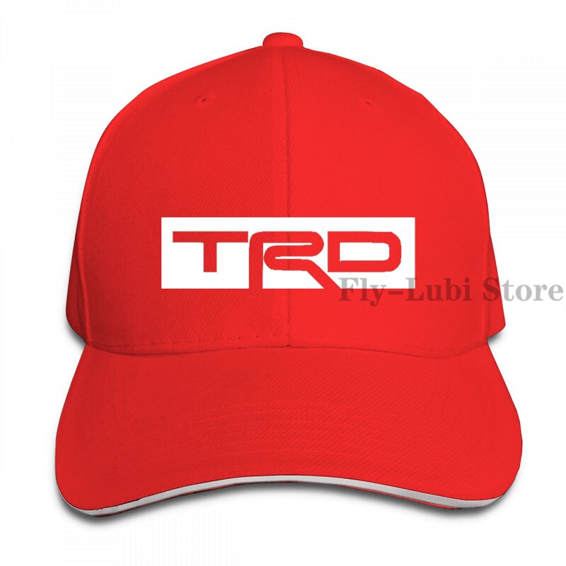 Logotipo Trd gorra de béisbol de las mujeres de los hombres sombreros de camionero de gorra ajustable: 1-Red