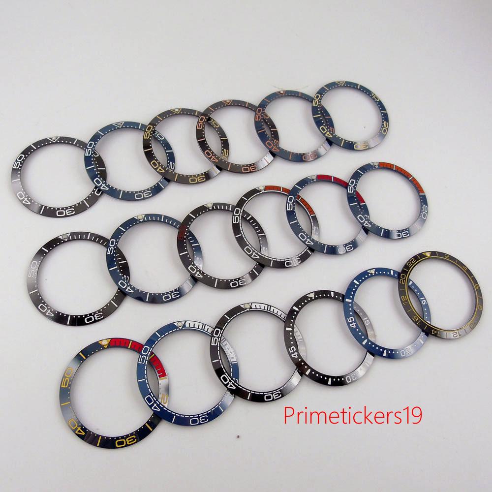 Ceramic Watch Bezel Insert Ring 38mm Fit For 40mm Men Watches Wristwatch Parts