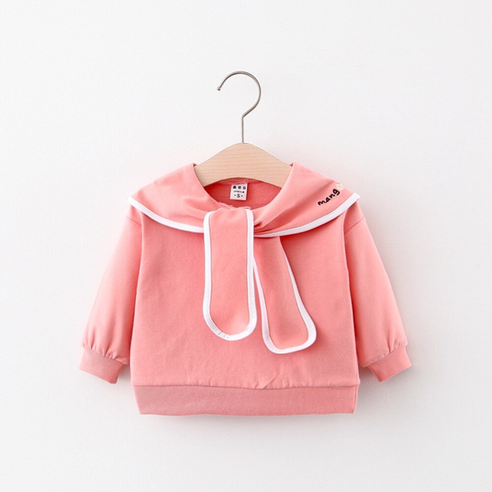 Herfst Meisjes T-shirts Kinderen Kids Baby Zuigelingen Lange Mouw Toevallige Trui T-shirt Tops WT1130