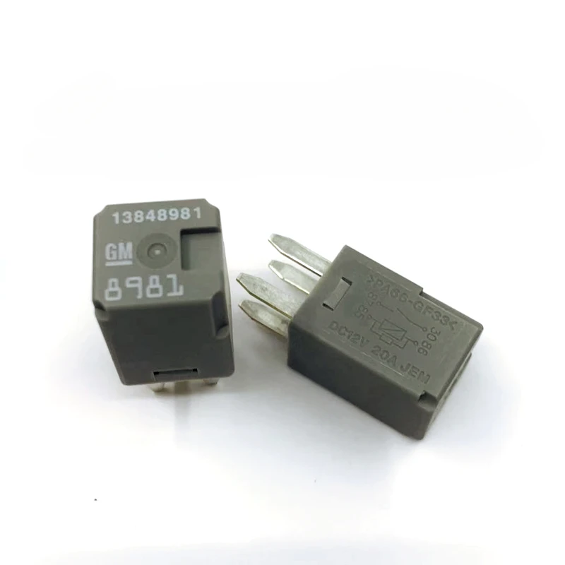 (mærkeoriginal) 1 stk./parti 100%  originale ægte relæer :pa66-gf33 dc12v gm 13848981 5010-6732 4- bens bilrelæ