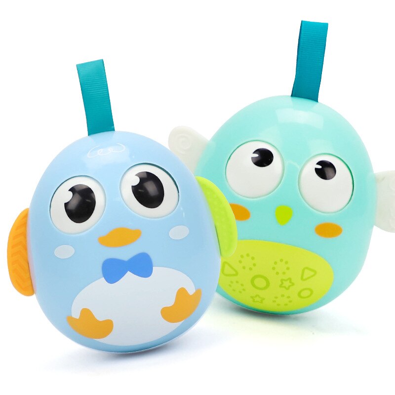 16 soorten Schattige baby Rammelaars bell knikken Pop Knipperen Ogen Tumbler Roly-poly Bijtring speelgoed Pasgeborenen Baby Vroege educatief speelgoed