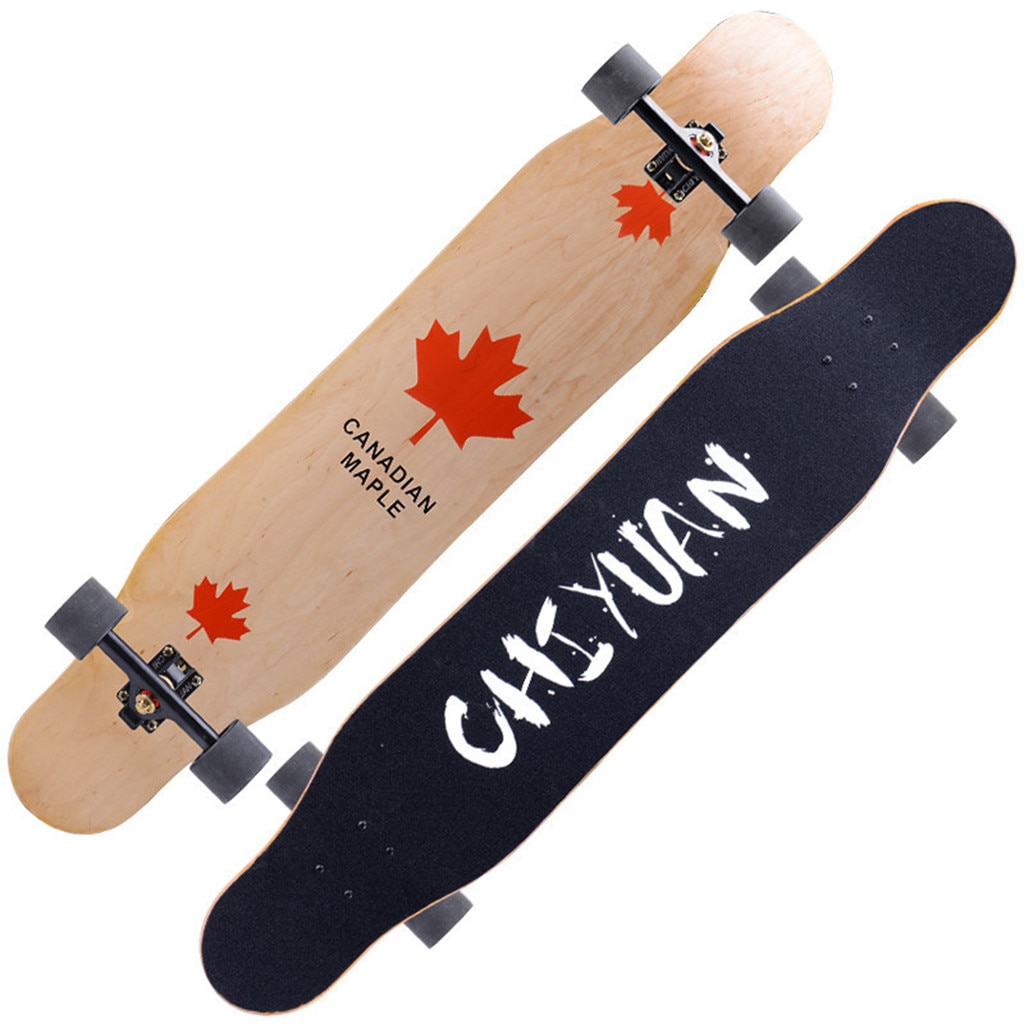 Standard Longboard Skateboards for Beginners Kick Skate Board Maple wood dance board road travel brush street 118cm
