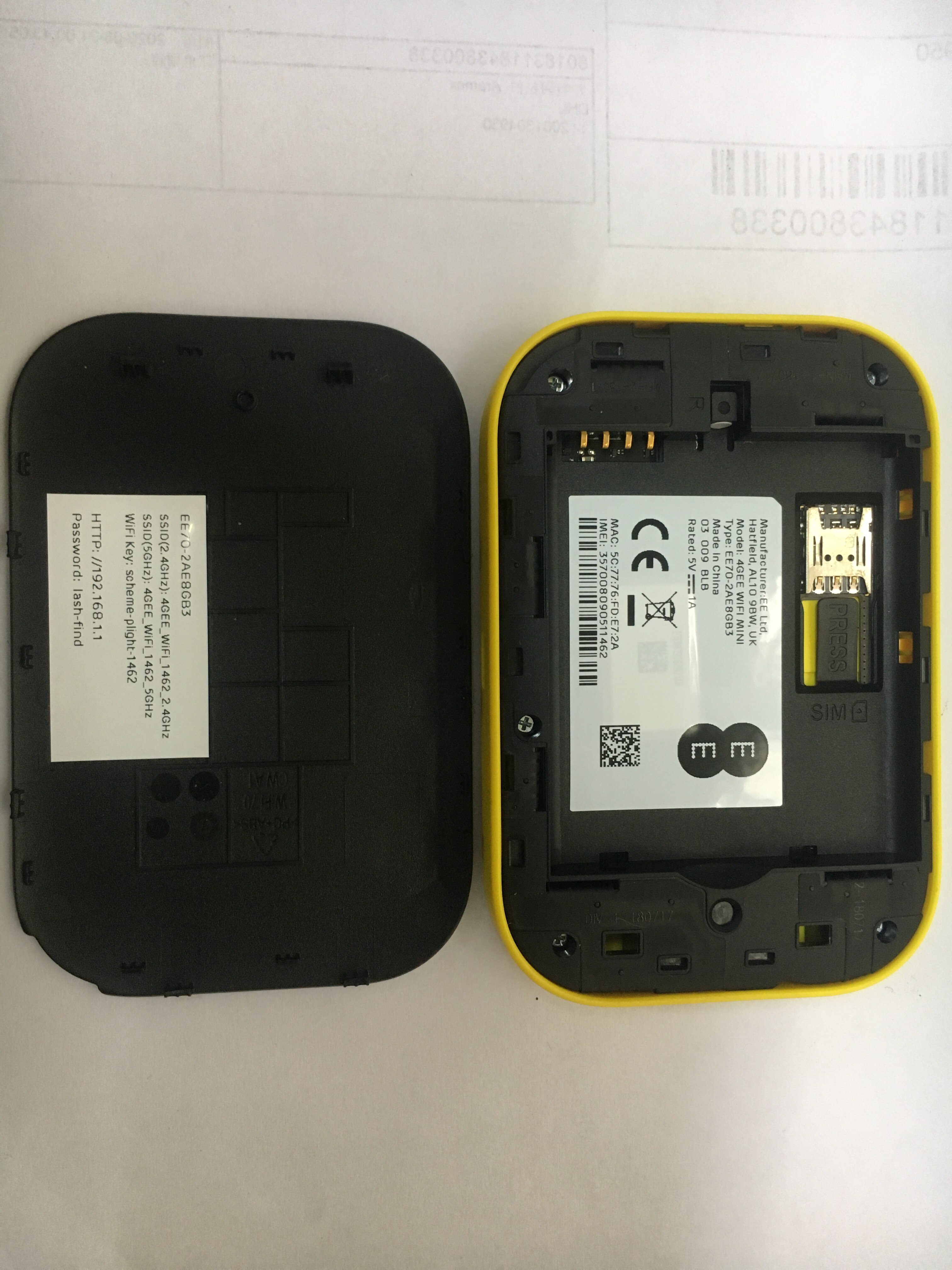 Alcatel EE70 EE70vb 300Mbps 4g wifi sim modem wifi portatil wifi portatil sim portable wifi 4g Battery 2200mAh