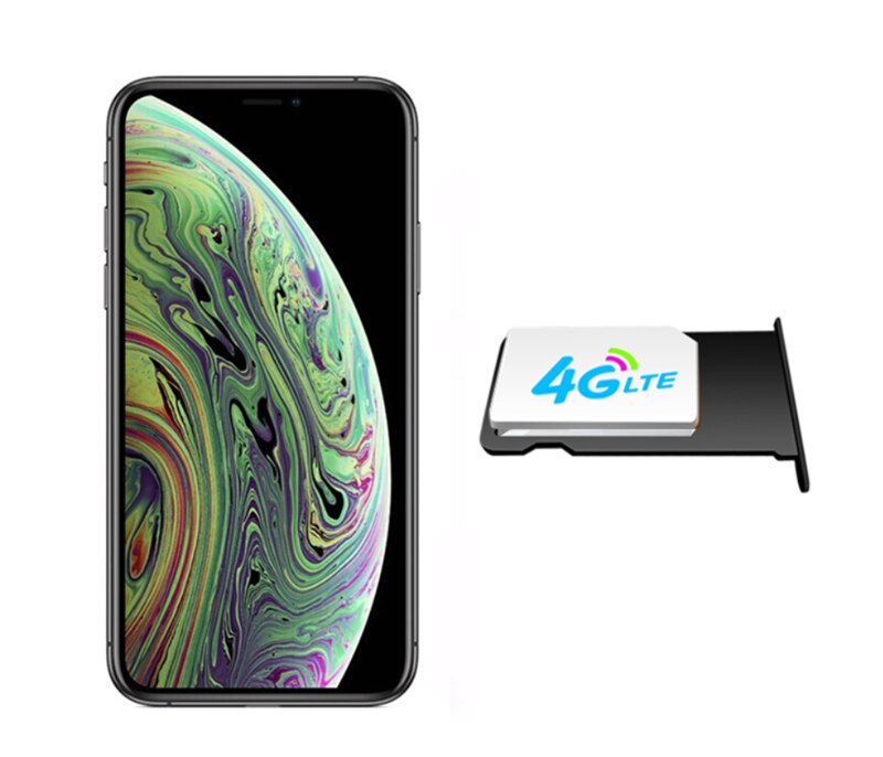 Dobbelt sim -kortlæser -stik flexkabel + holder til sim -kortbakke til iphone 12/12 pro