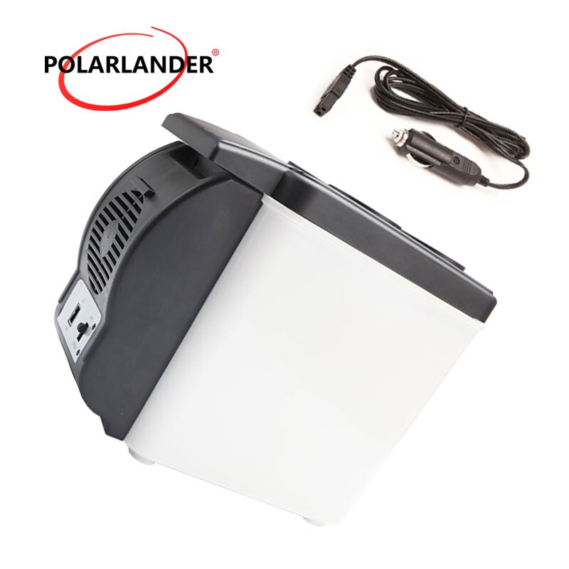 Abs mini bil køleskab bærbar multifunktion bil bil båd rejse køleskab køler fryser varmere 48w 12v 6l