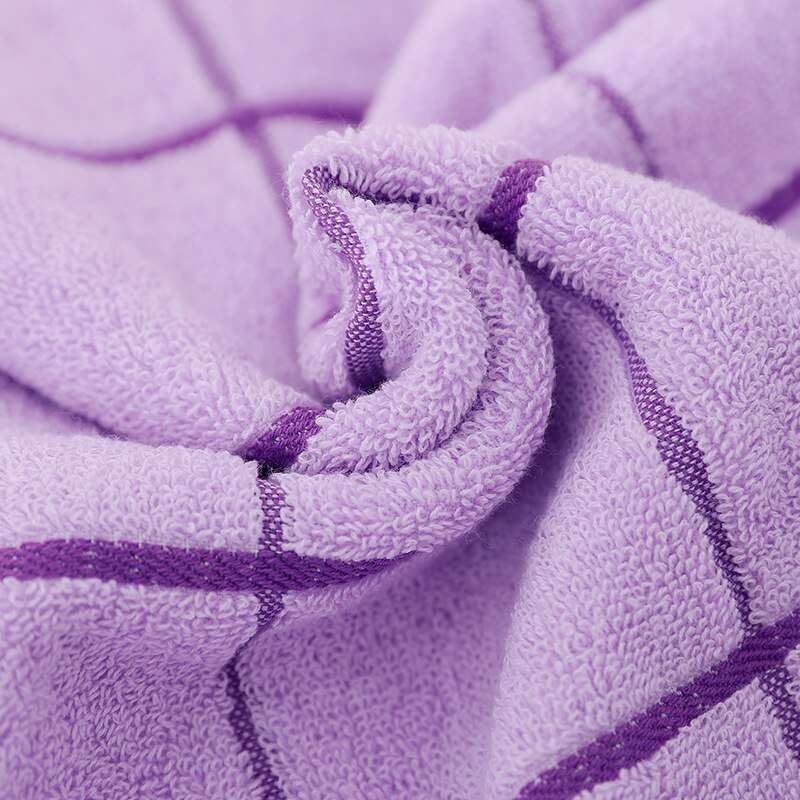 Cotton Face Towel Hand Towel Pink Purple Ivory Blue Wedding Cotton Plaid Bath Towel Face Towel Kitchen Cleanning