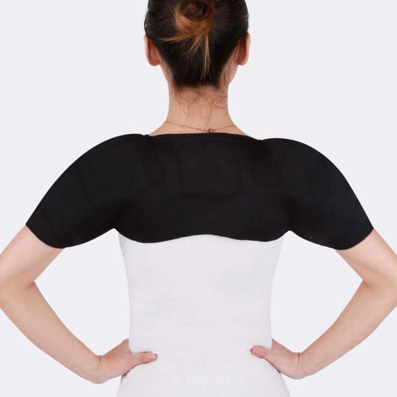 Double épaule soutien auto-chauffant thermique respirant enveloppement protecteur plus orthèse pour les femmes enceintes âgées hommes