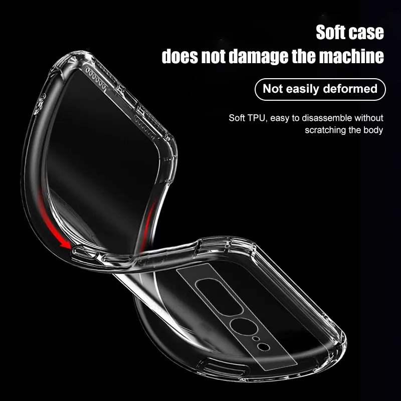 Capas de telefone transparentes à prova de choque para For google pixel 6 7 8 9 pro xl 8a 7a 6a soft case airbag silicone tampa traseira acessório do telefone