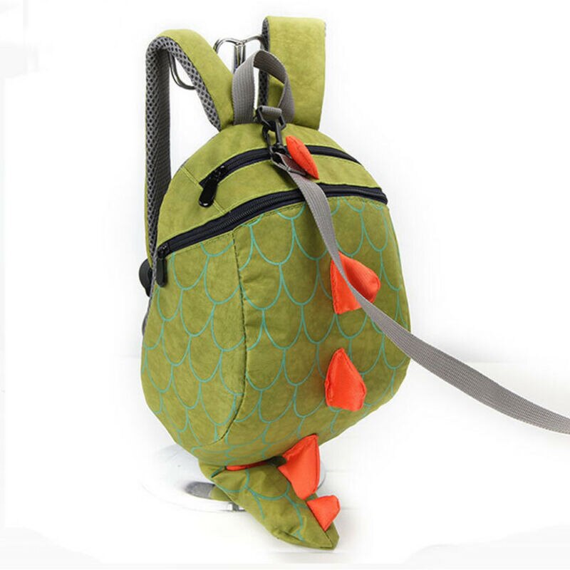 Walking Safety Backpack Harness For Kids Children Cartoon Dinosaur Bag