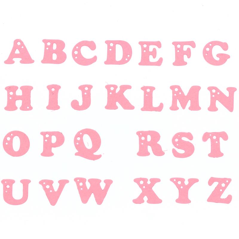 KLJUYP Alfabet Sterren Metalen Stansmessen Plakboek Ambacht Decoratie sterft scrapbooking