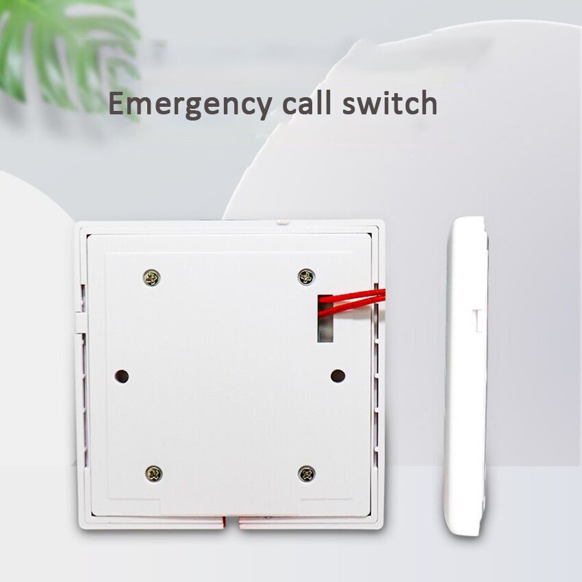SOS Pull-Rope Emergency Button Wall Panel Fire Alarm Manual Button For Elderly/Patient Use At Home Hospital Nursing Home Hotel