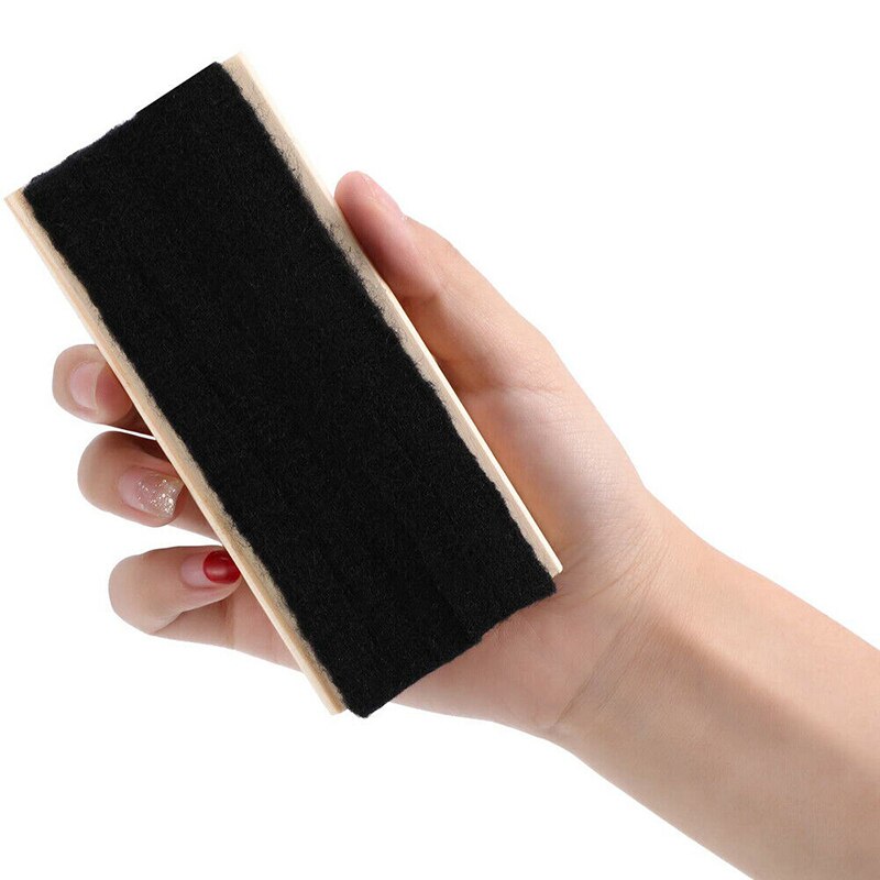 Blackboard Whiteboard Wool Felt Eraser Pine Wood Chalkboard Duster Classroom Cleaner Kit School Office Sationery Supplies