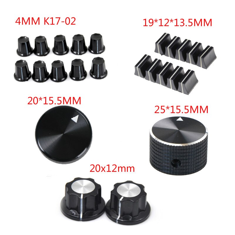 Other Components - 10pcs 6mm Shaft Hole Dia Plastic Threaded knurled Potentiometer Knobs Caps was listed for 228.00 on 1 Jan at 02:03 by szulou in China (ID:663044715 Other Components - 10pcs 6mm Shaft Hole Dia Plastic Threaded knurled Potentiometer Knobs Caps was listed for 228.00 on 1 Jan at 02:03 by szulou in China (ID:663044715