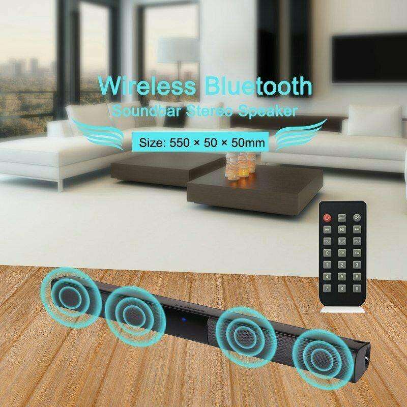 Thuis Tv Theater Draadloze Bluetooth-Compatibel Luidspreker Computer Subwoofer Soundbar Echo Muur Sound Blaster Muziek Radio Klankkast: 4 Speak Remote