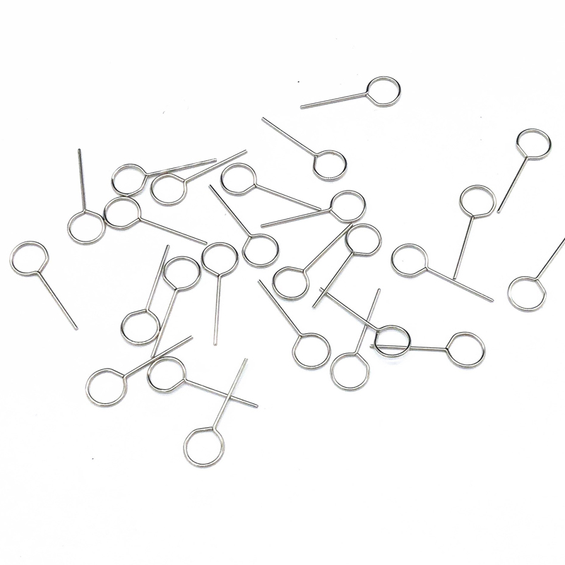 500pcs/lot Sim Card Tray Pin Eject Removal Tool Needle Opener Ejector For Mobile phone