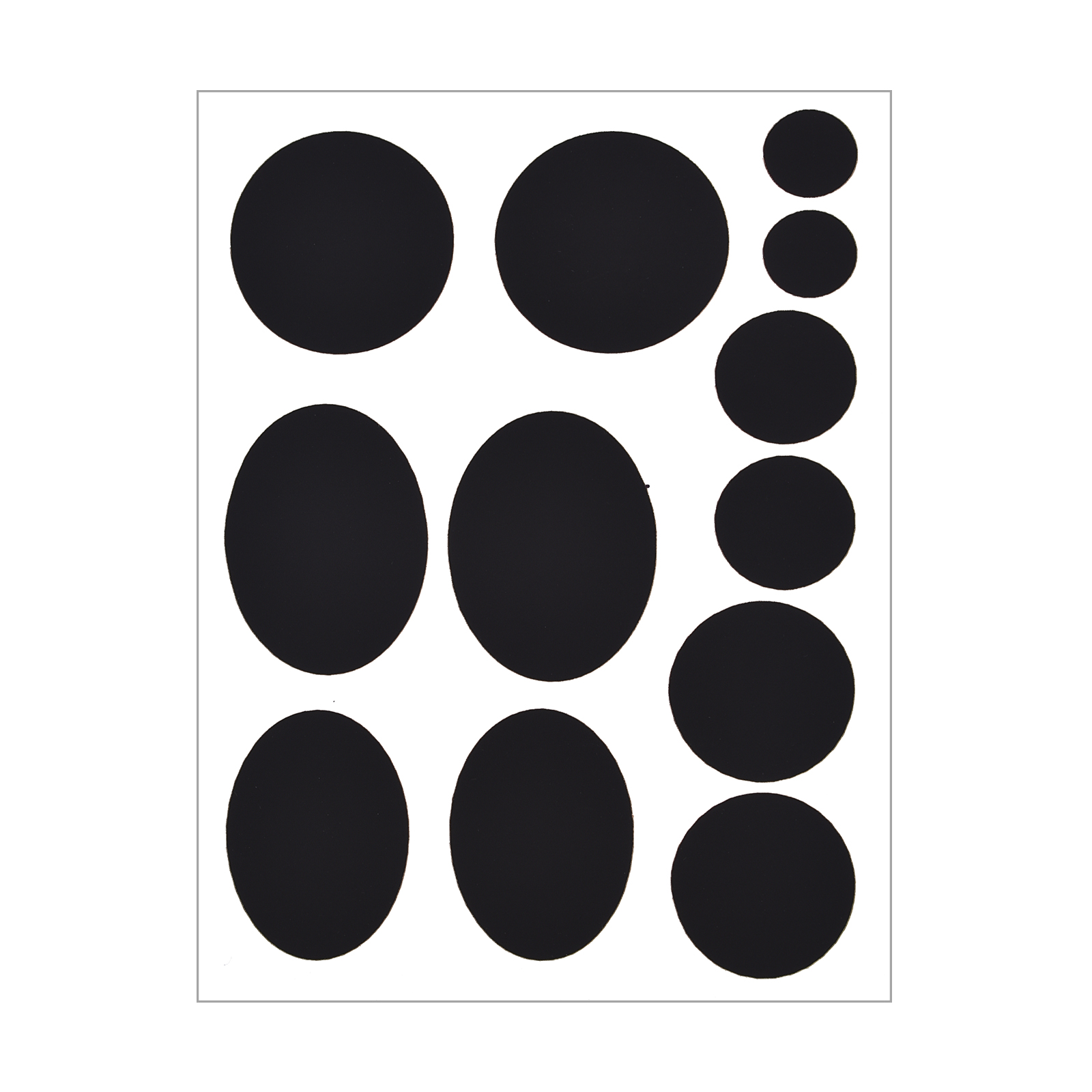 Parches autoadhesivos negros para chaqueta, ropa, pantalones vaqueros, pegatinas para tienda, reparación, tela decorativa lavable para costura DIY: Níquel negro