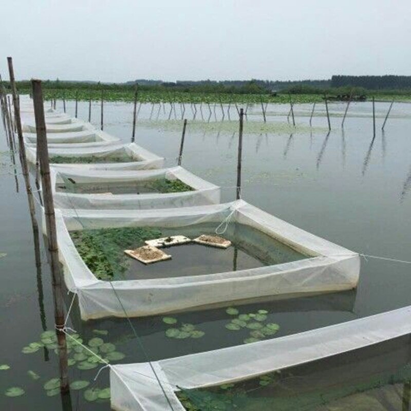 Filet d'aquaculture en maille PE épais 100 | Étui pour homard crabe Monopterus, Albus Anti-fuite filet d'élevage, personnalisation taille disponible