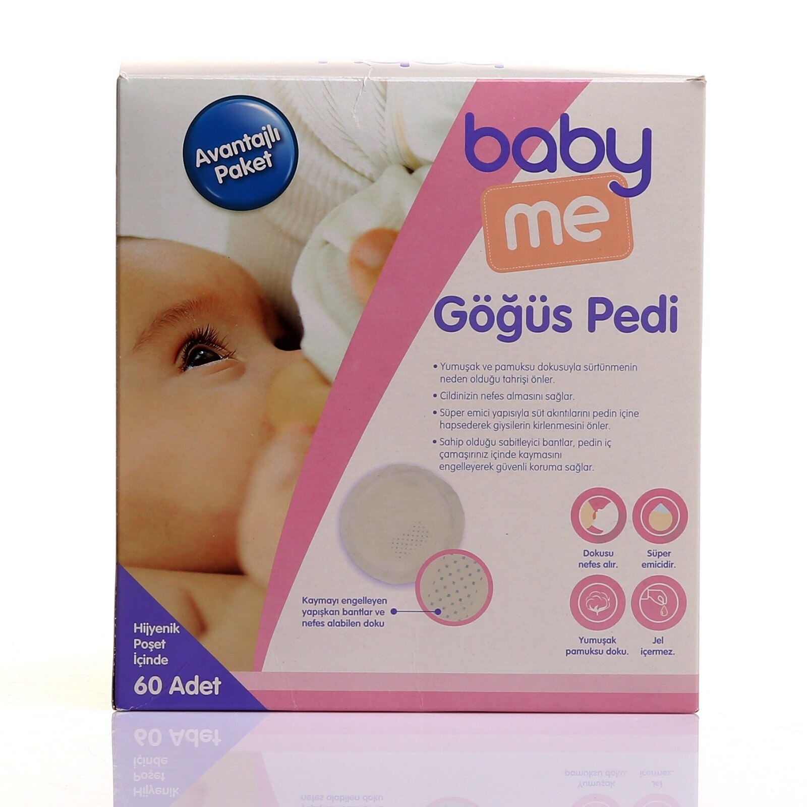 ebebek baby&me Mother Nursing Pad 60 pcs