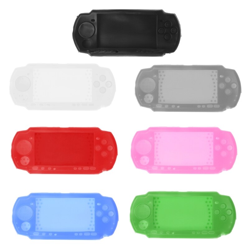 Silicone Macio Capa Protetora Shell para Sony PlayStation Portable PSP 2000 3000 Console Para PSP3000 Corpo Protetor Da Caixa Da Pele