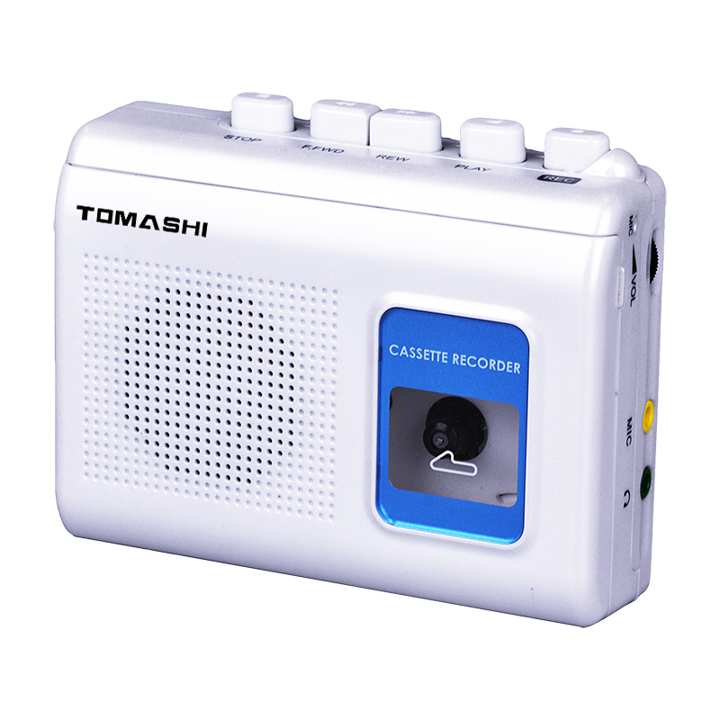 Walkman Cassette Player Tape Recorder Met Ingebouwde Luidspreker, Microfoon, Hoofdtelefoon Jack-Naar Muziek Luisteren, leren Taal-Ac/Dc Power