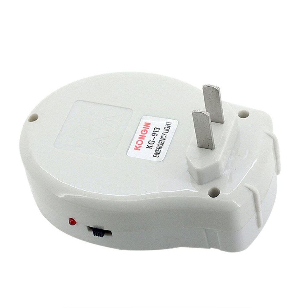 Luz LED recargable para el hogar, luz de emergencia potencia automática, Bombilla de corte de luz nocturna de 110-240V, enchufe de EE. UU., 2W, 13 LED