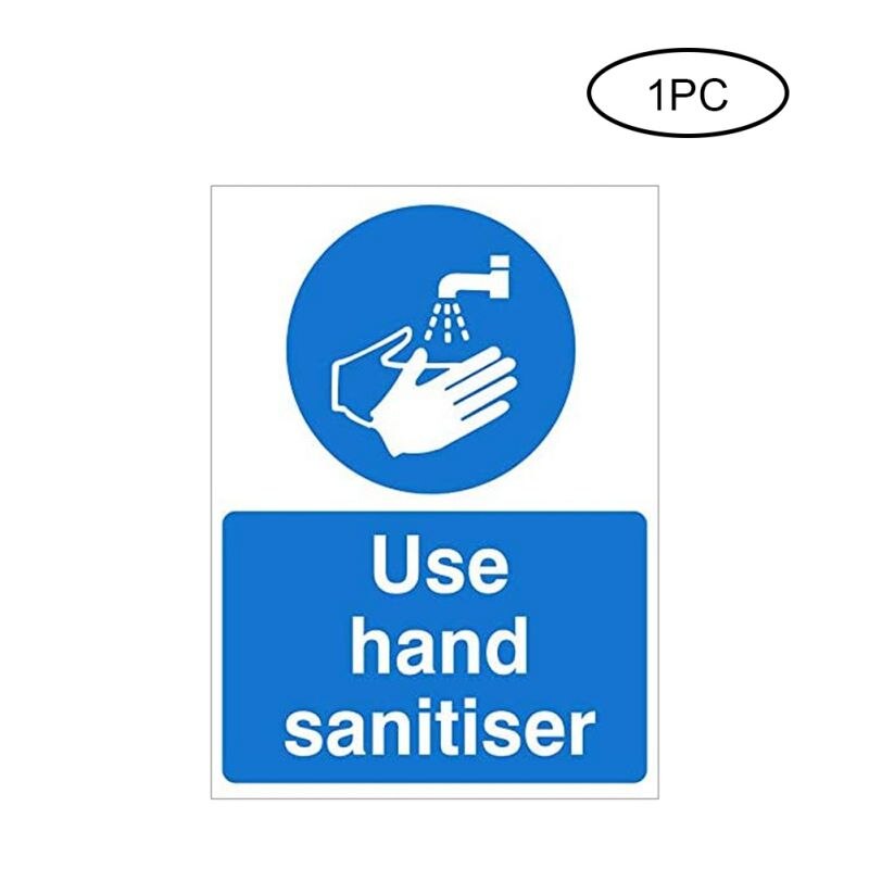 15x20cm Toilet Waterproof PVC Sticker Signs For Dressing Room In Public Places Bathroom Reminder Stickers: 1