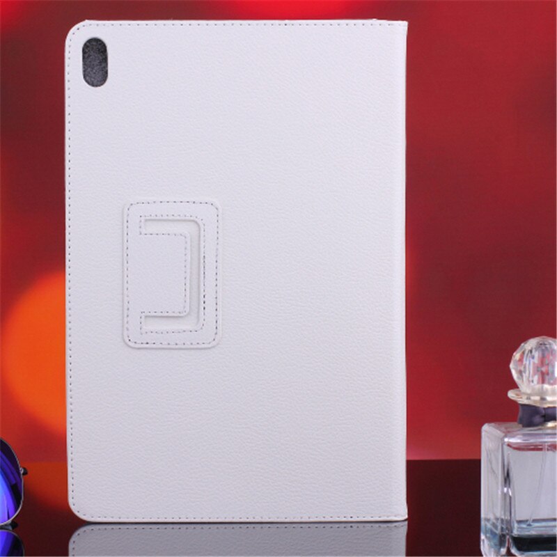 Case Voor Lenovo Idee Tab A10-70 A7600 A7600h A7600f Flio Pu Lederen Stand Houder Tablet Cover Voor A7600 A10-80h 10.1 inch: WHITE