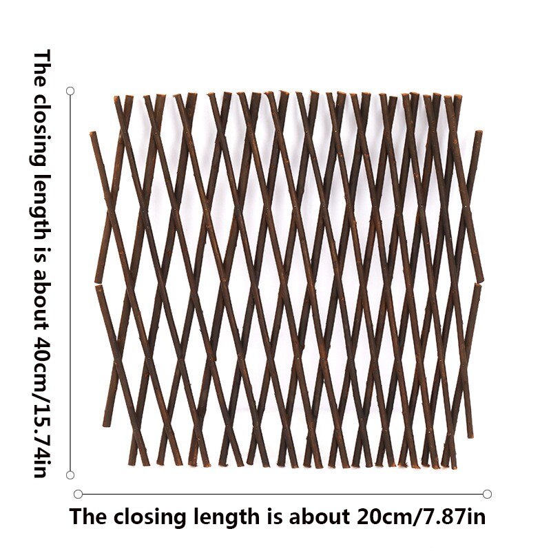 Expanding Trellis Fence Retractable Fence, Artificial Garden Plant Fence Uv Protected Garden Decoration Outdoor Tuin Decoratie