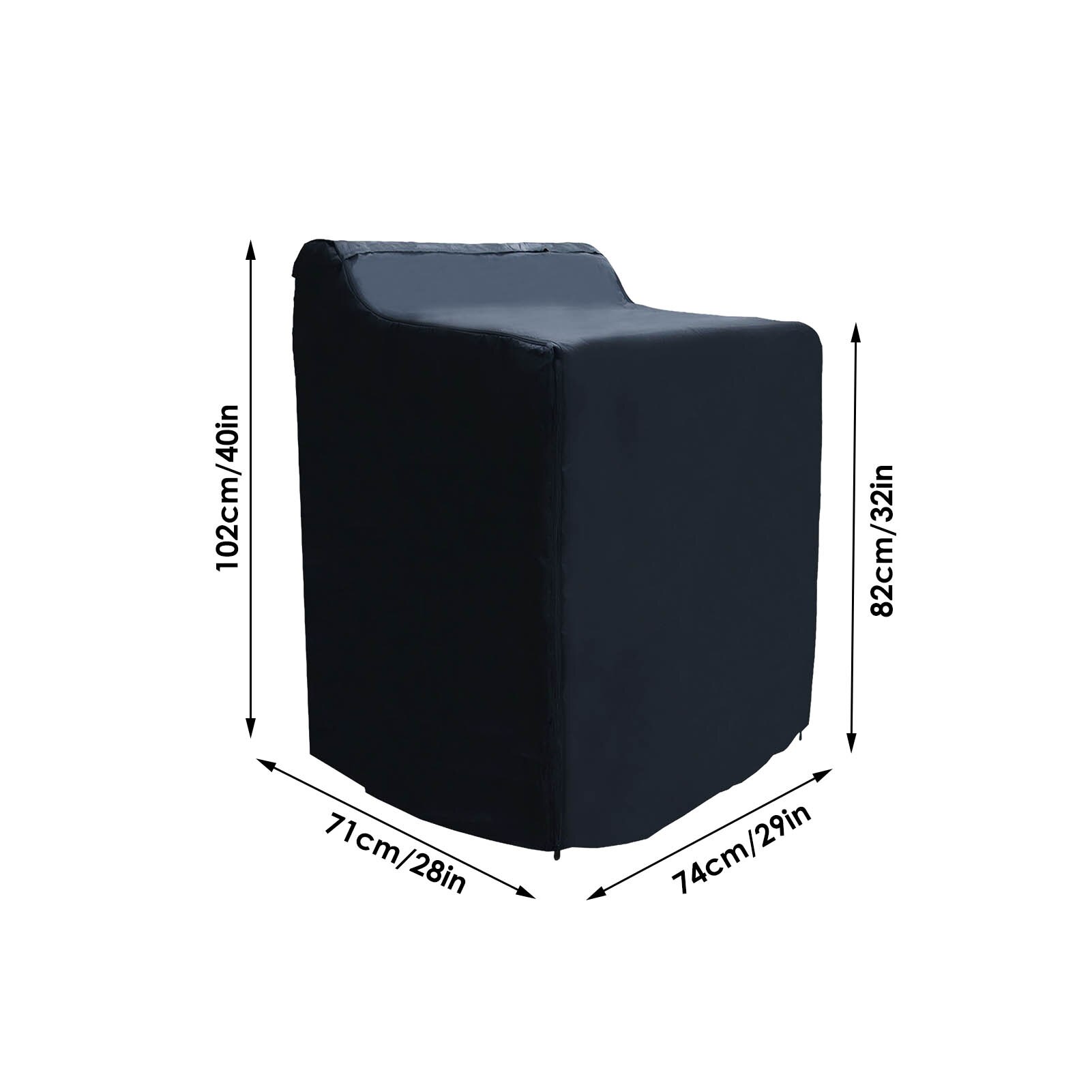 Washing Machine Cover Washer Dryer Dust Cover For Top-loading Or Front-loading Machine Fully Automatic Drum Oxford Cloth Dryer