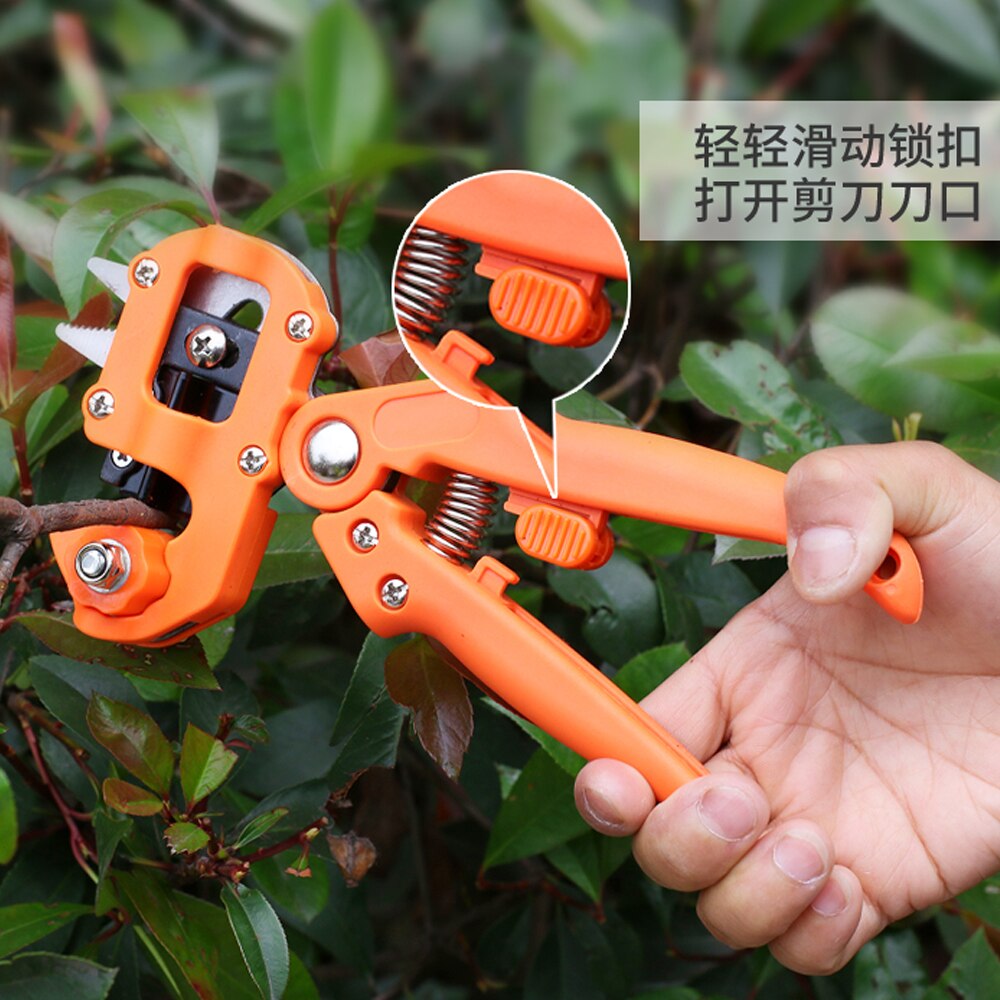Grafting Pruner Garden Tools 2 in 1 Pruning Shear Grafting Scissor Fruit Tree Plant Graft Tool Cutting Vaccination Grafted Film