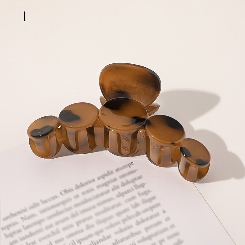 Leopard Acrylic Hair Clip Claw Clip Hair Clips for Women Hair Claw Hairpin Girl Claw Clip Hairclip Hair Accessories: 1