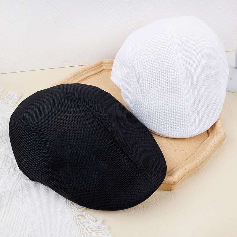Men Summer Breathable Mesh Hats Caps Outdoor Gorros Sun Hats Flat Cap Unisex Adjustable Caps Gorras