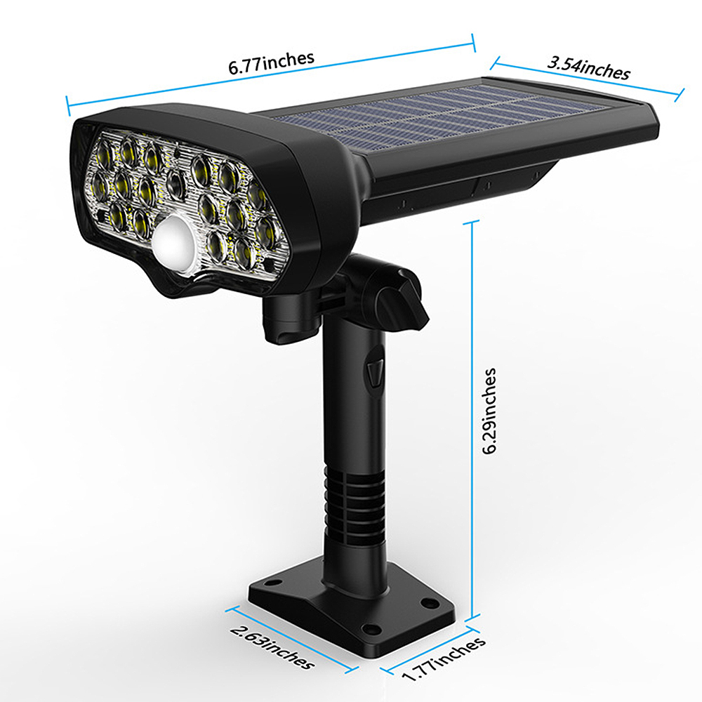 LED Solar Light PIR Motion Sensor Solar Lamp Waterproof Solar Powered Spotlights Wall Lamp For Outdoor Garden Decoration Lamp