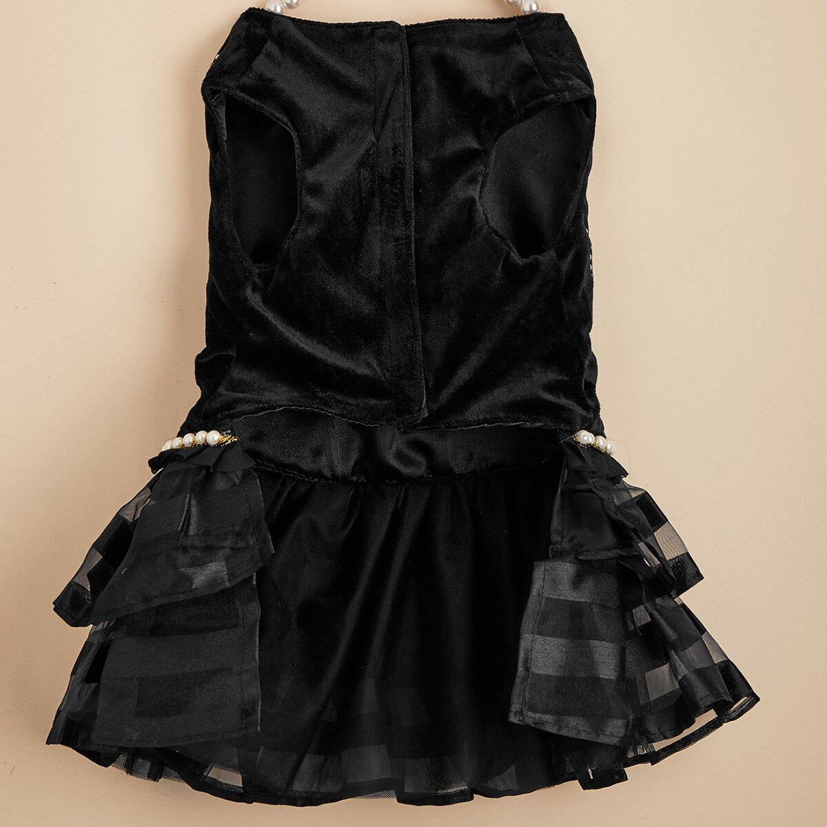 NEUE Bling Hund Kleid Hochzeit Tüll Felsen Schicht sexy Schwarz Haustier welpen Kleider XS S M L XL