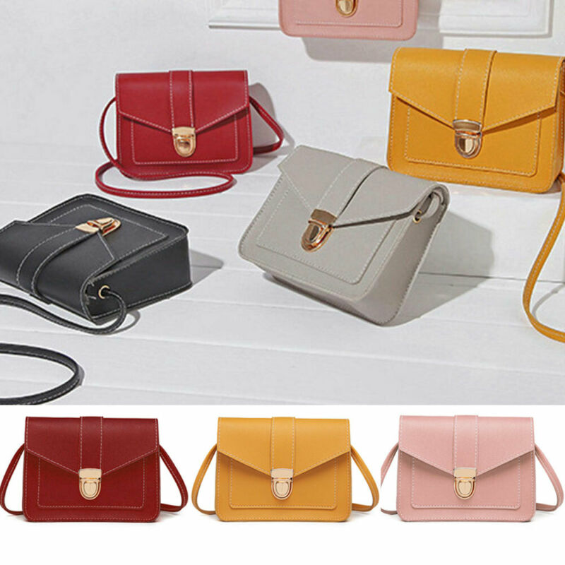 Women Handbag Small Shoulder Bag PU Leather Envelope Crossbody Messenger Handbag Purse