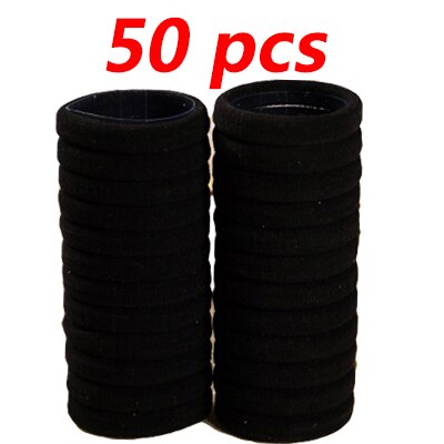 30 sztuk cukierki fluorescencyjne kolorowe włosy posiadacze wysokiej gumy opaski dla dzieci gumki robić włosów akcesoria dziewczyna kobiety krawat guma i wiosna: 50szt styl 6