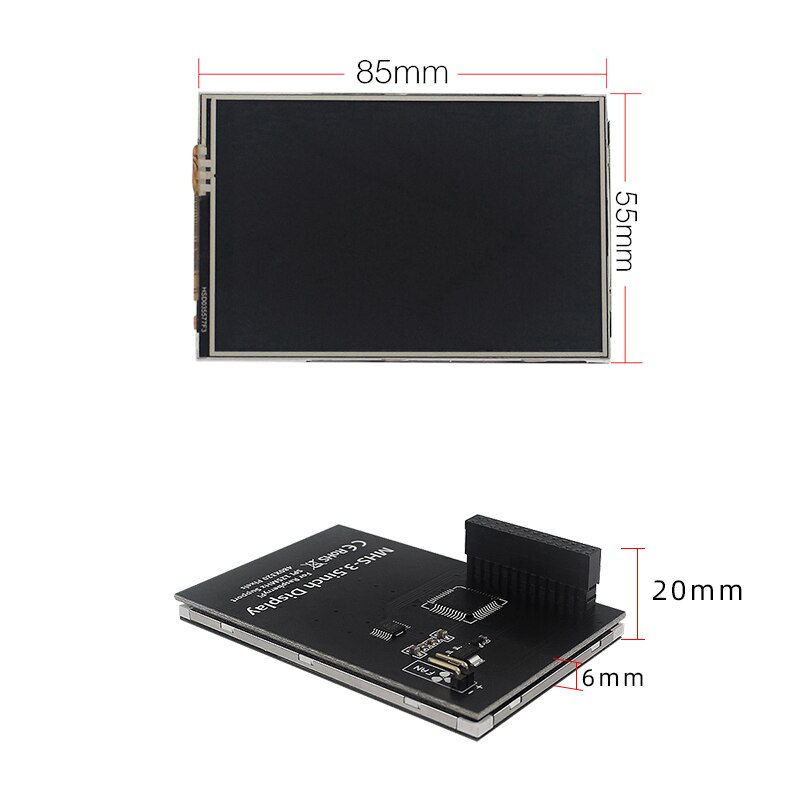 Raspberry Pi 4 LCD 3,5 zoll TFT Touchscreen 50 FPS SPI Display kompatibel mit Raspberry Pi 3 Modell B 3B Plus 2B 3B +