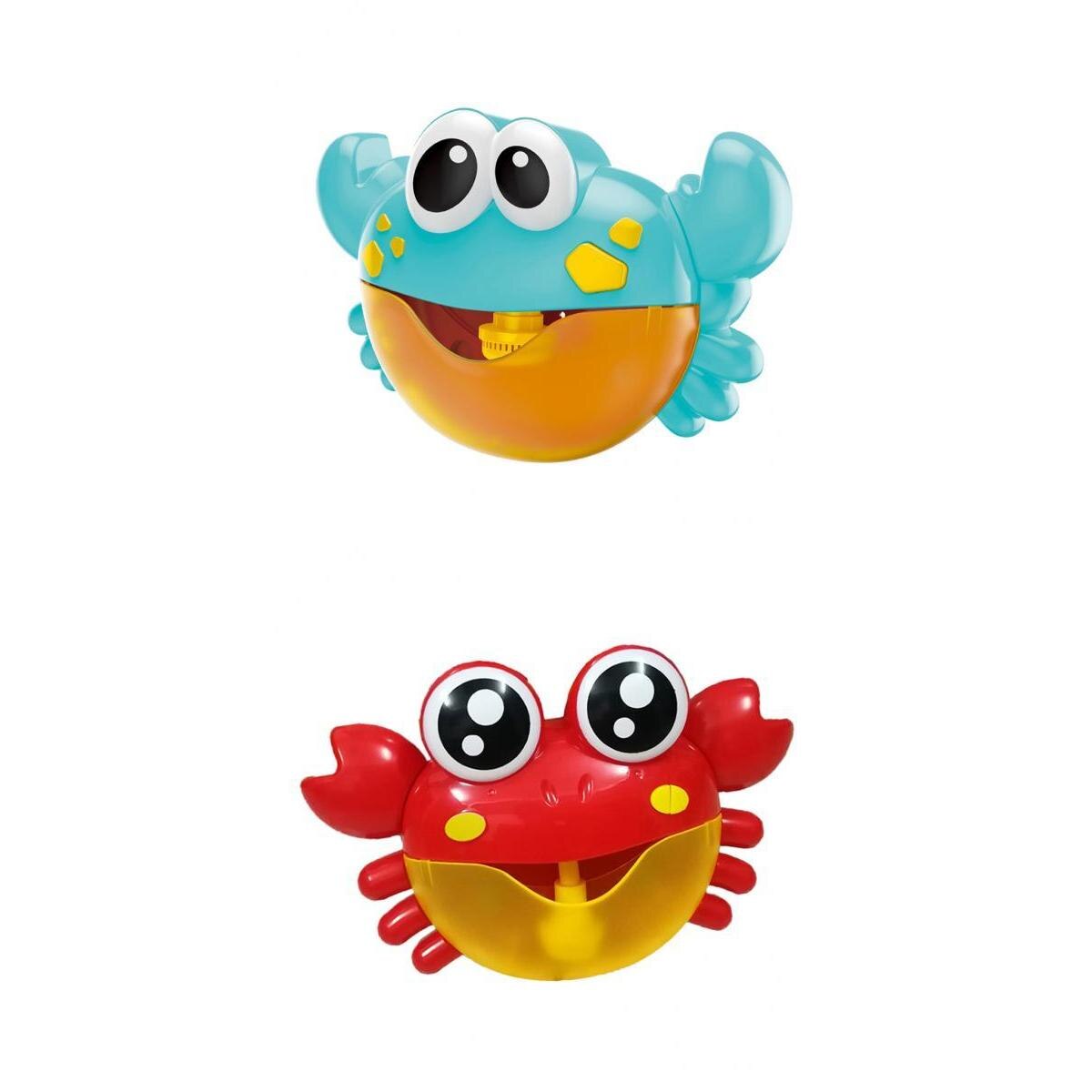 2 Stuks Kids Baby Bad Speelgoed Krab Patroon Bubble Maker Voor Badkamer Decor