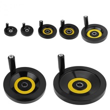 Hand Wheel 1 pcs Revolving Handle Hand Wheel Lathe Milling Machine Rear Ripple Hand Wheel With Revolving Handle