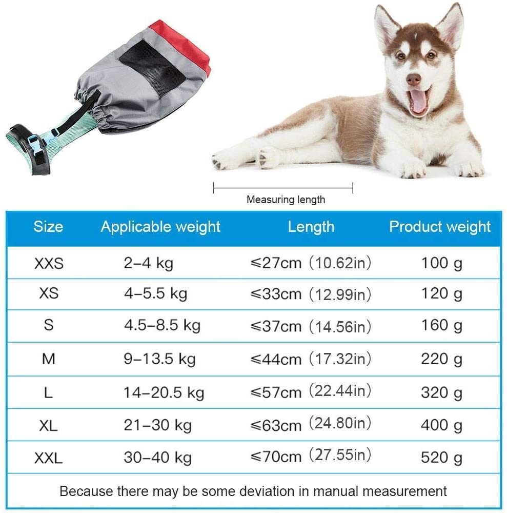 Sac de traînée pour animaux de compagnie paralysés, sac de traînée de marche en tissu Oxford résistant à l'usure pour chat chien handicapé, fauteuil roulant pour animaux de compagnie
